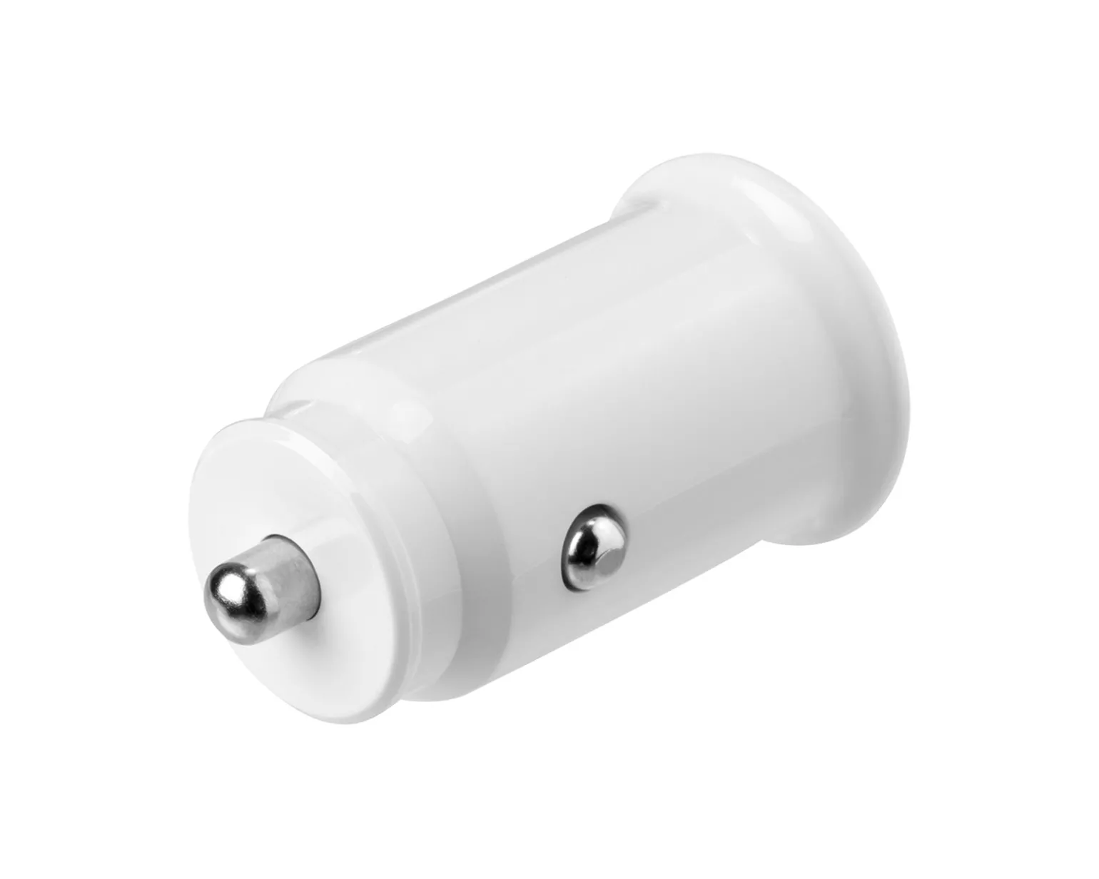 Dual USB Car Charger 12W, 2.4A - White