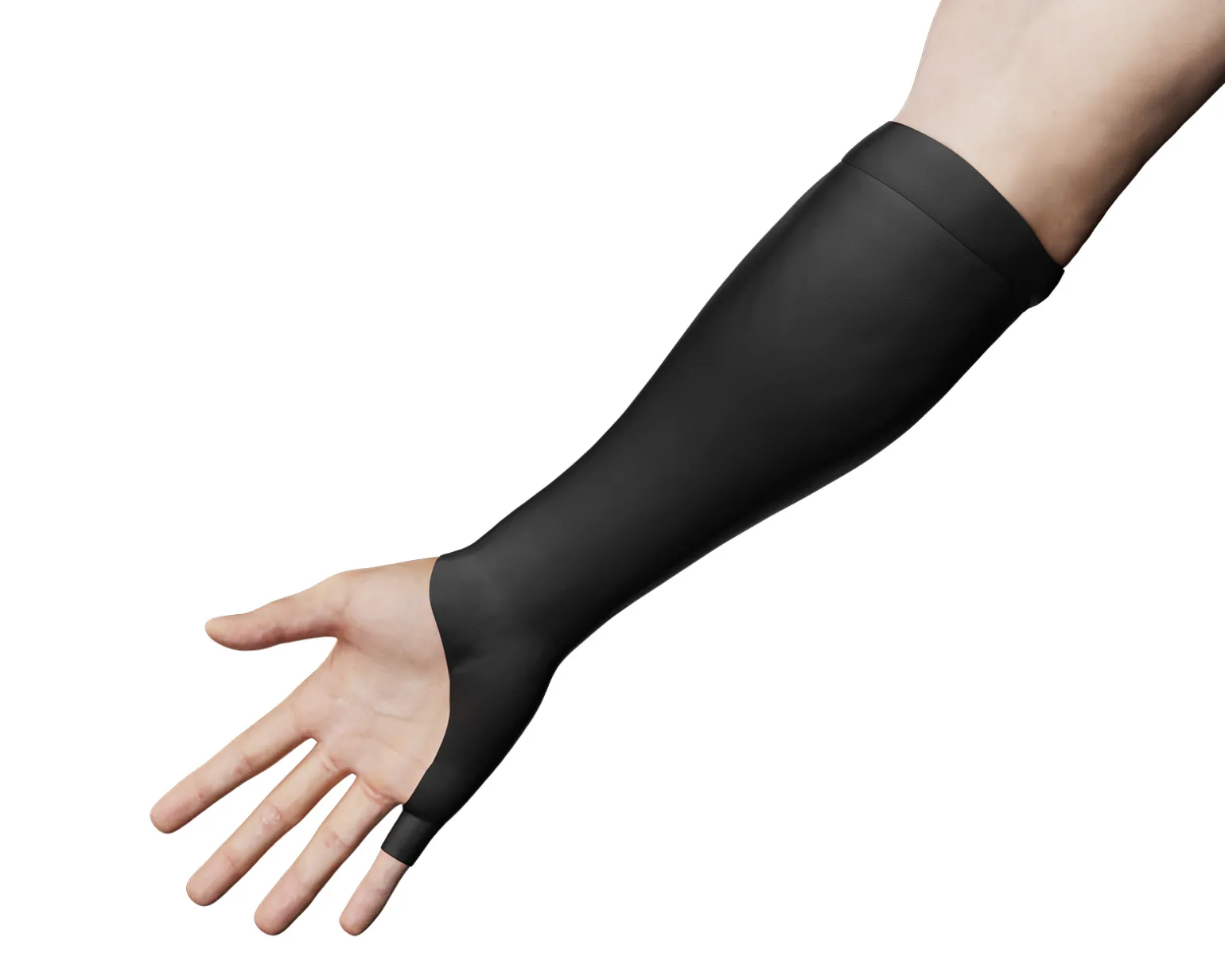 ES Arm Sleeve Open Palm Long - Size M - Black