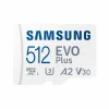 EVO Plus microSDXC UHS-I U3 512GB & SD adapter - Flash Memory Card