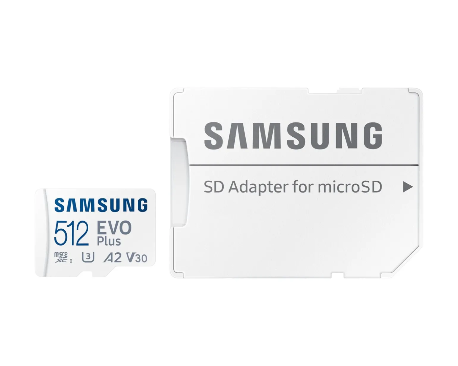 EVO Plus microSDXC UHS-I U3 512GB & SD adapter - Flash Memory Card