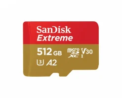 Extreme 512GB A2 U3 V30 190 MB/s microSD