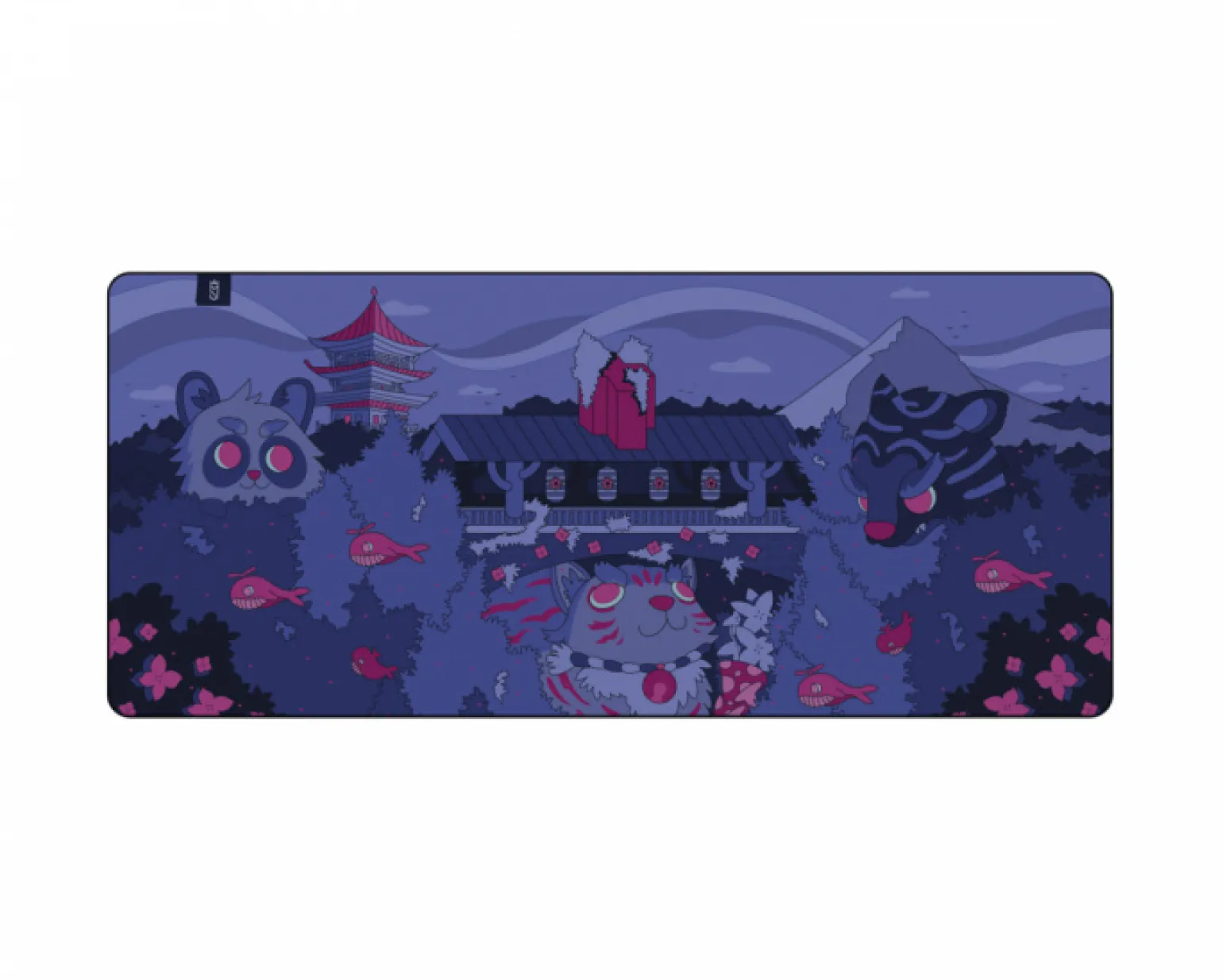 Fantasy Forest Purple Mousepad - XXL