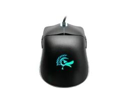 Feather Black & White Ultralight Gaming Mouse - Omron 60M Micro