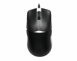 Feather Black & White Ultralight Gaming Mouse - Huano Blue
