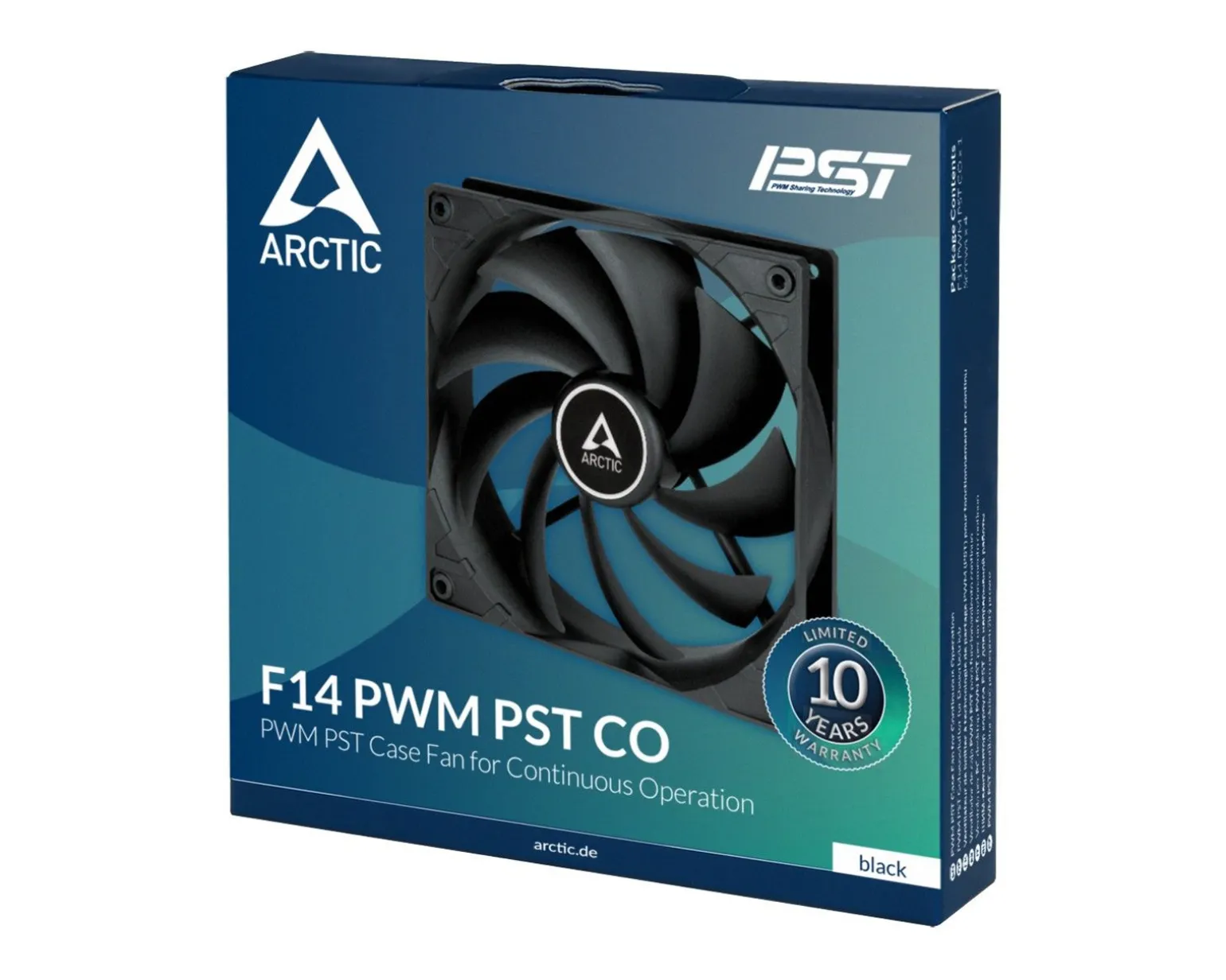 F14 140mm PWM Fan - Black
