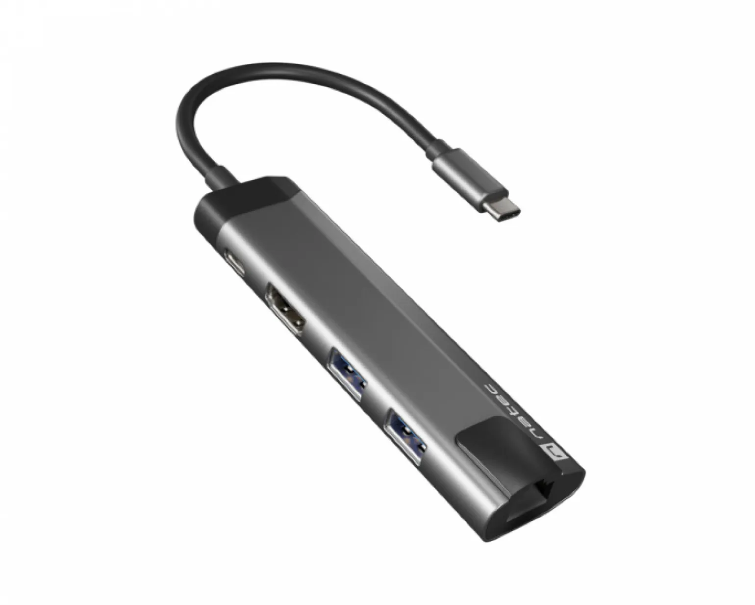Fowler GO Hub USB-C Multiport Adapter 5 in 1 - USB-hub (100W)