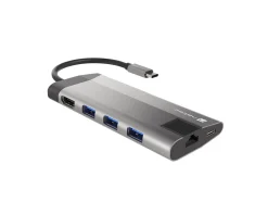 Fowler Plus Hub USB-C Multiport Adapter 8 in 1 - USB-hub