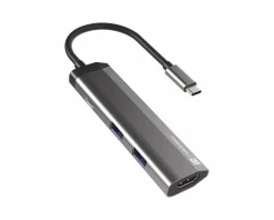 Fowler Slim Hub USB-C Multiport Adapter 4 in 1 - USB-hub