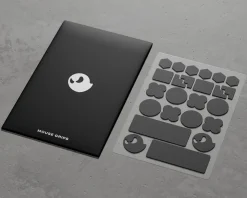 GHOSTGRIPS - Universal Grips for Mice and Keyboards - Black Heavy