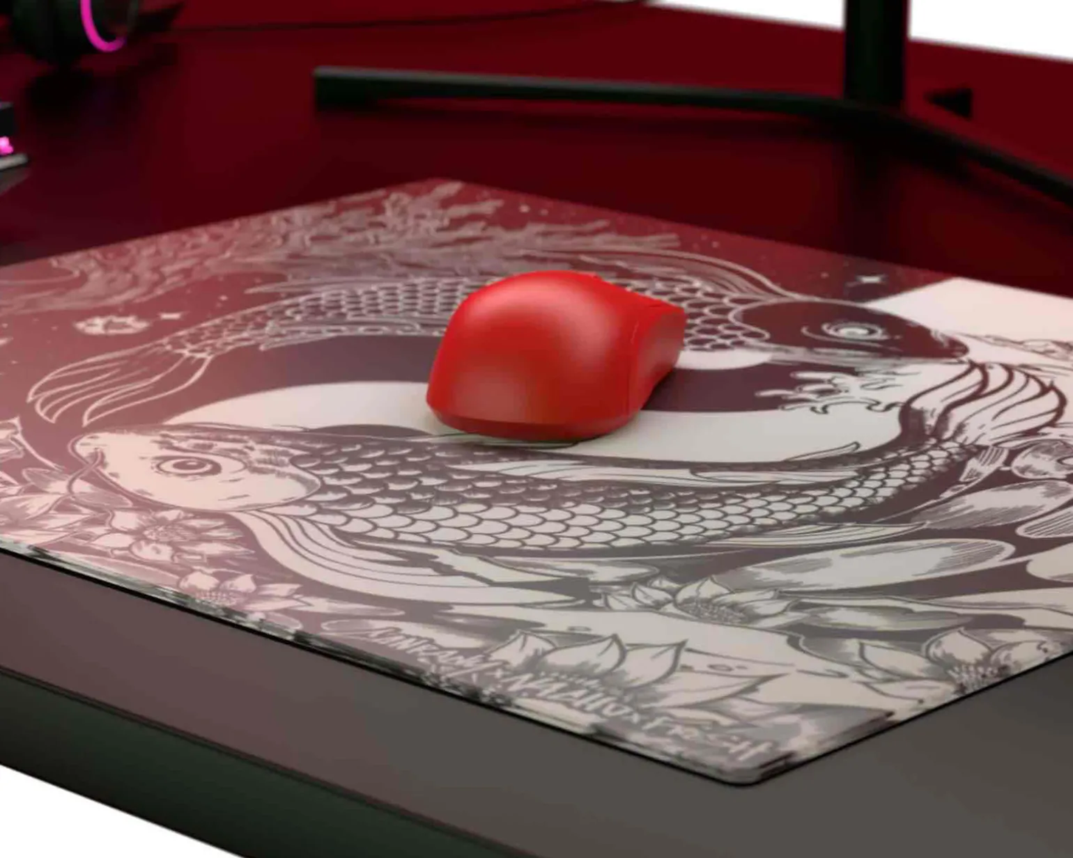 Glass Mousepad - XL - Nachocustomz x Fresh Reviews - Limited Edition