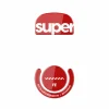 Glass Skates for Logitech G Pro X Superlight - Red