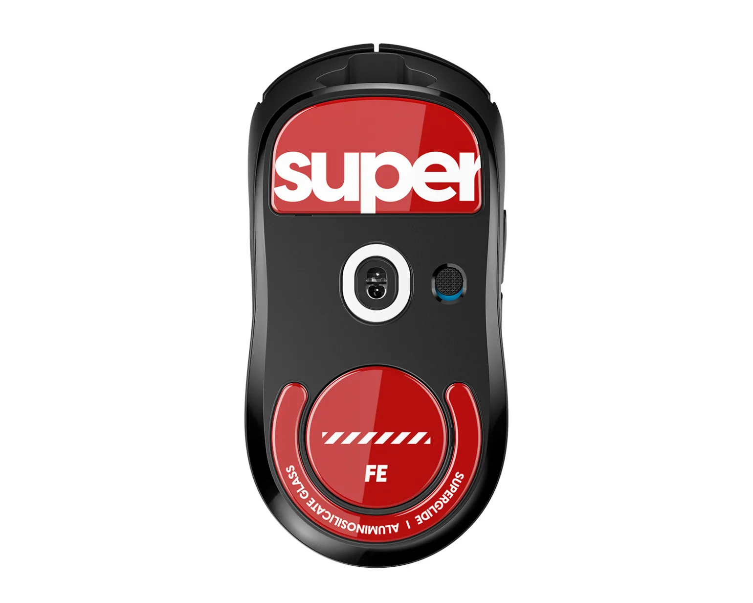 Glass Skates for Logitech G Pro X Superlight - Red