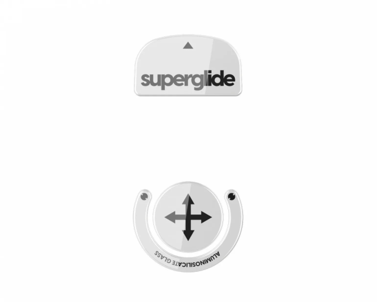Glass Skates for Logitech G Pro X Superlight - White