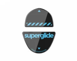 Glass Skates for Logitech G303 Shroud Edition - Black