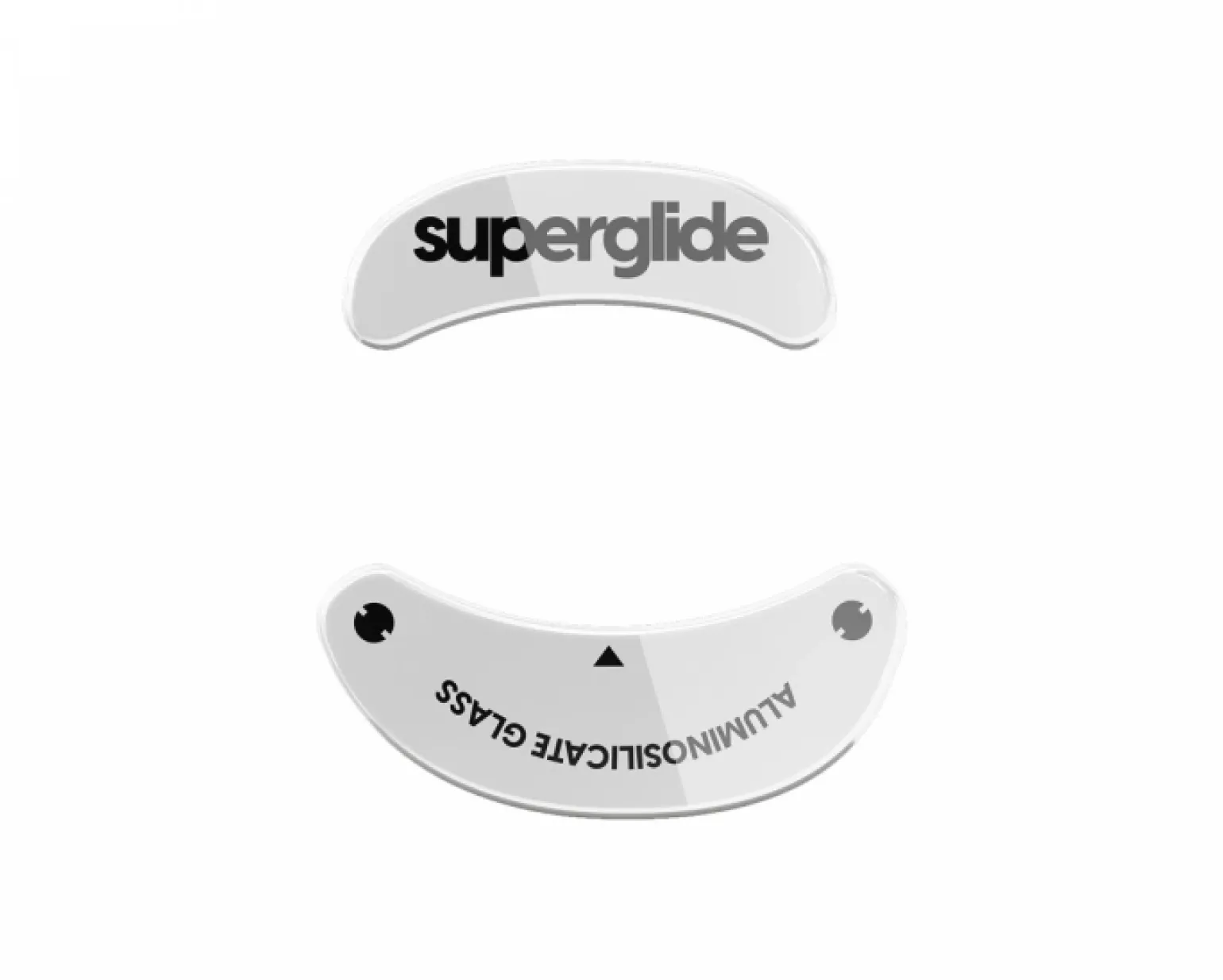 Glass Skates for Vaxee Zygen NP-01/Outset AX - White