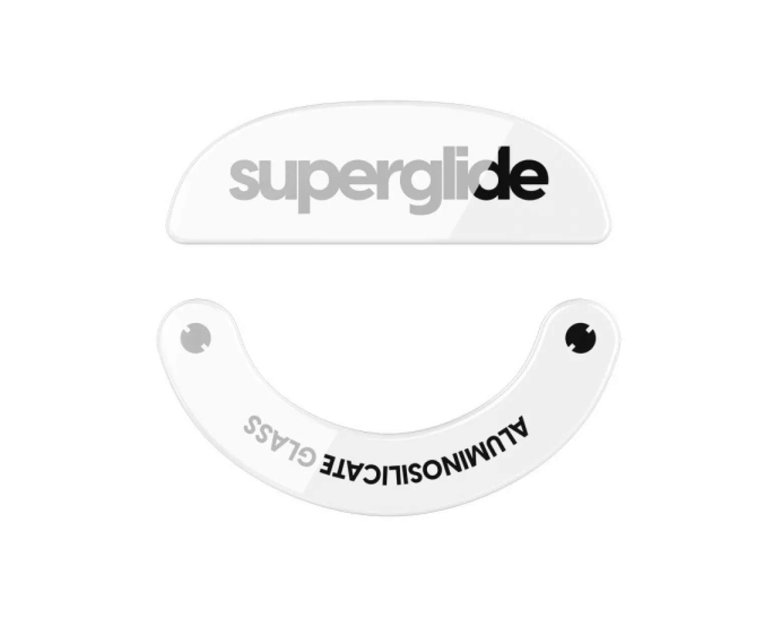 Glass Skates Type-S for Pulsar X2 Series - White