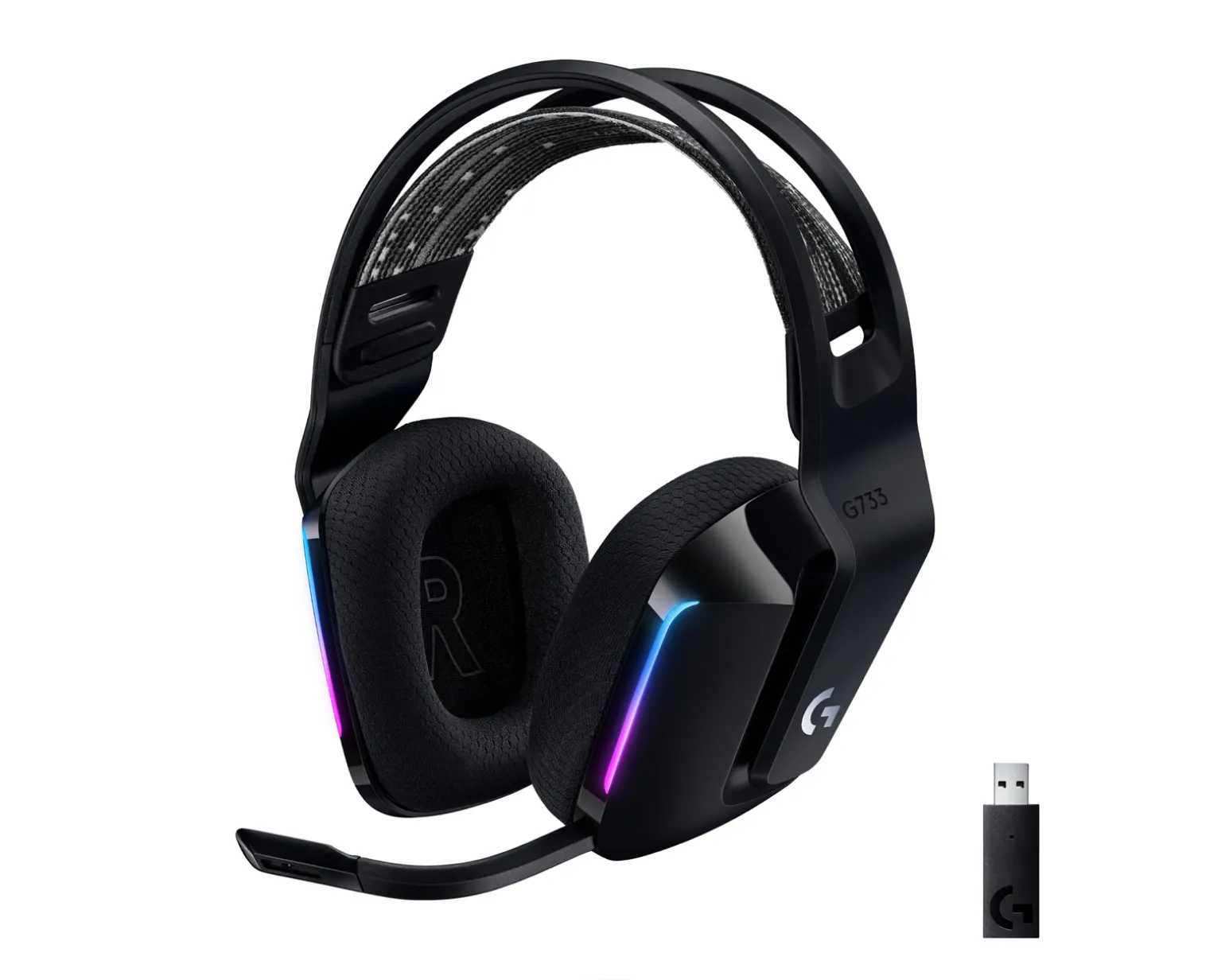 G733 Lightspeed Wireless Headset - Black