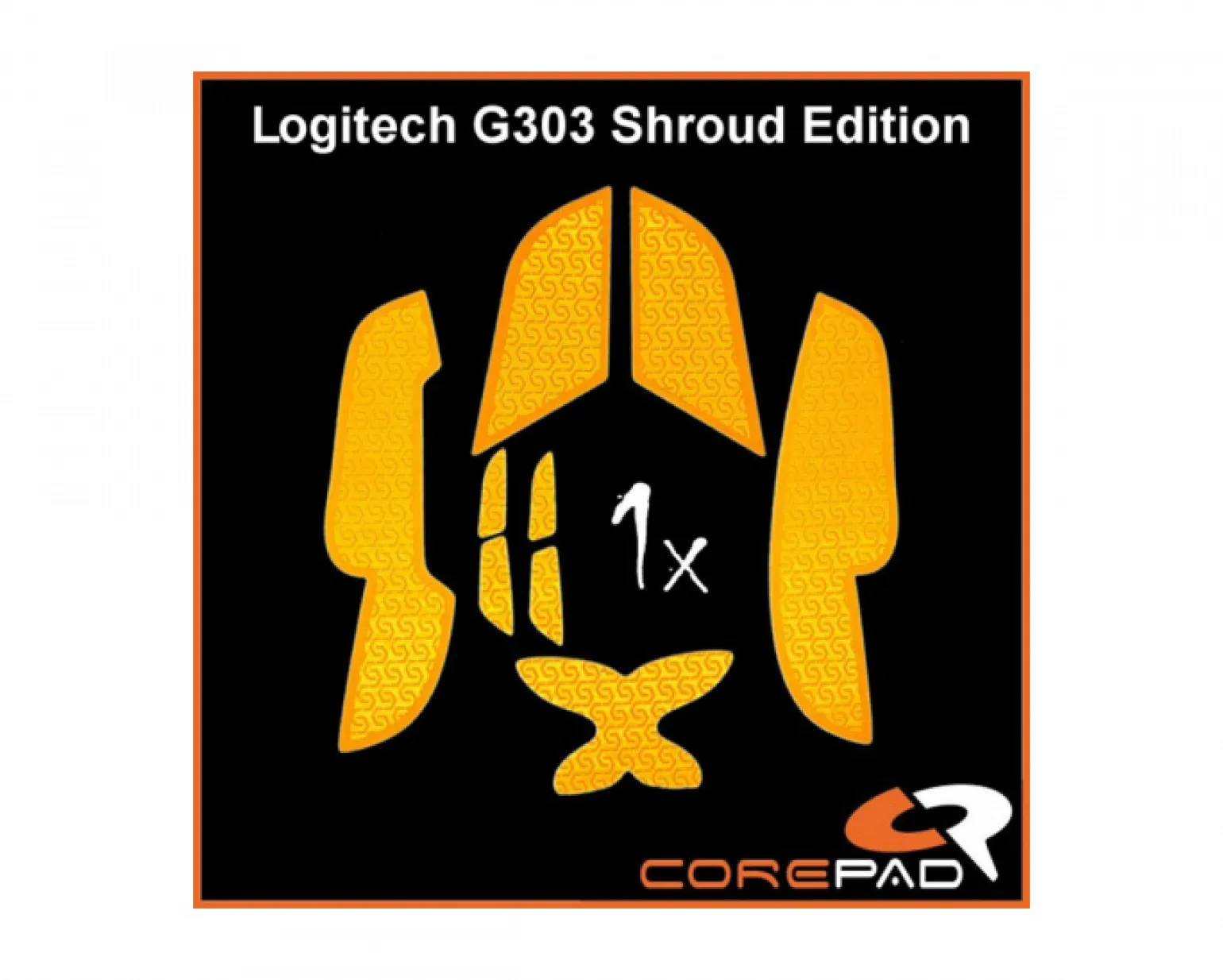 Grips for Logitech G303 Shroud Edition - Orange