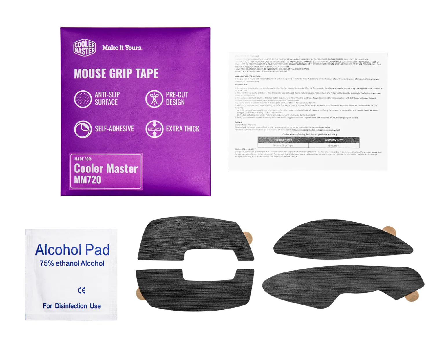 Grips for MM720 Series - Black