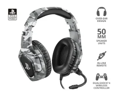 GXT 488 Forze PS4/PS5 Gaming Headset Camo Grey