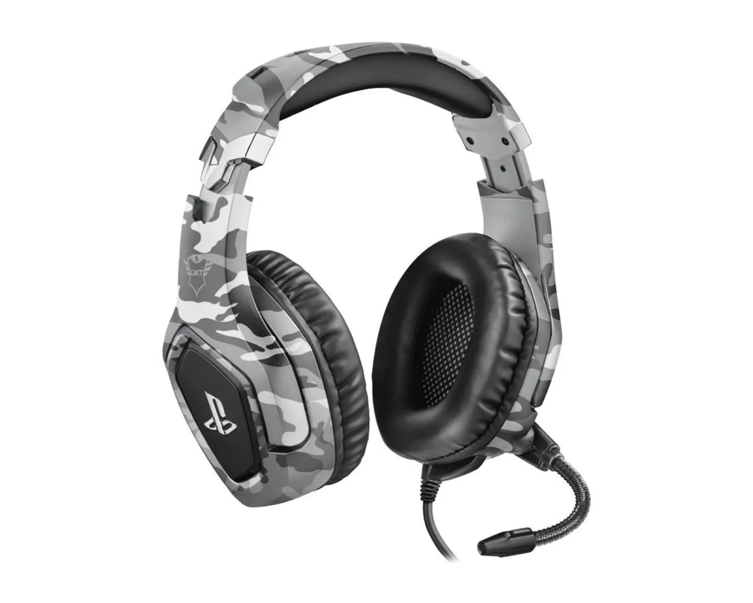 GXT 488 Forze PS4/PS5 Gaming Headset Camo Grey