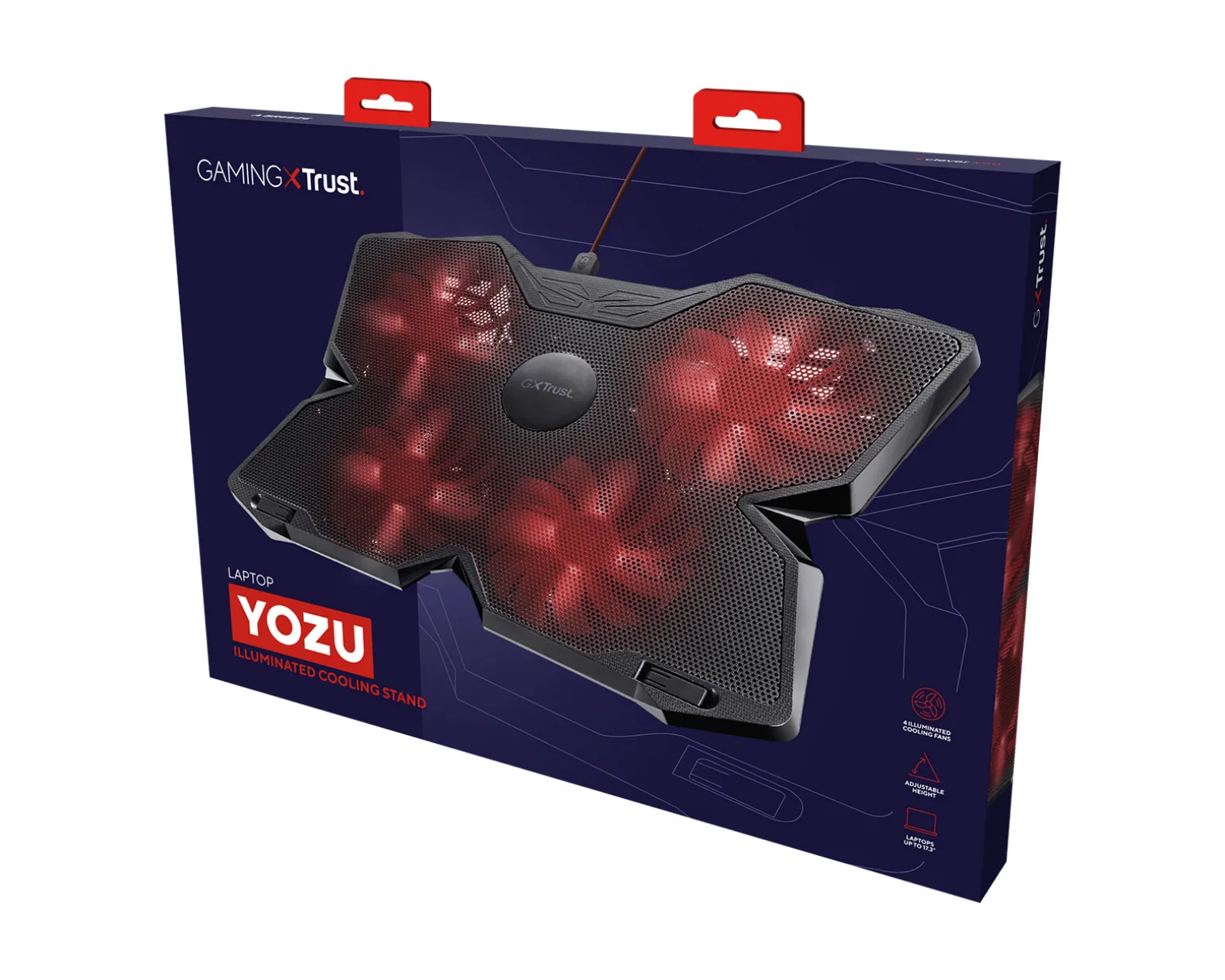 GXT 278 Yozu Cooling Stand for 17.3″ Laptops - Black