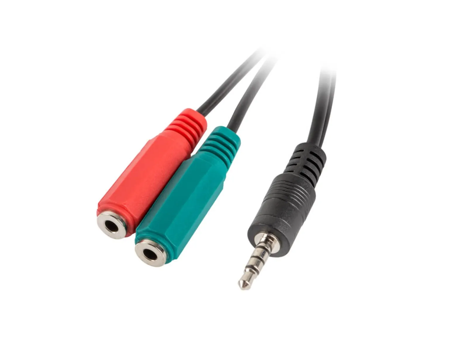 Headset Adapter 3.5mm (Male) 4-Pin to 2x3.5mm (Female)