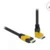High Speed HDMI-Cable 2.1 Upwards angled - Black - 2m