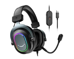 H6 USB 7.1 Gaming Headset RGB - Black