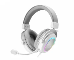 H6 USB 7.1 Gaming Headset RGB - White