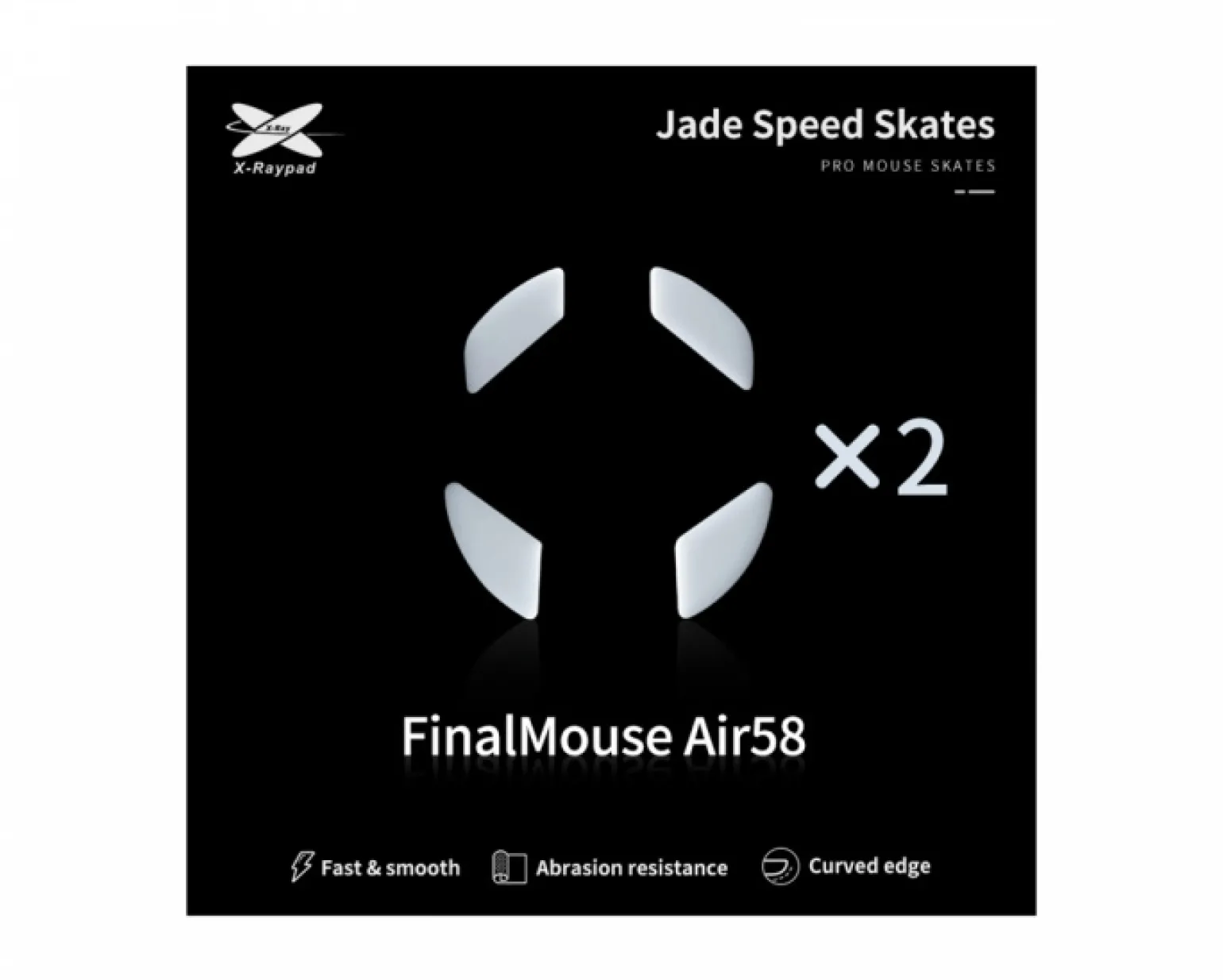 Jade Mouse Skates for Finalmouse air58 Ninja