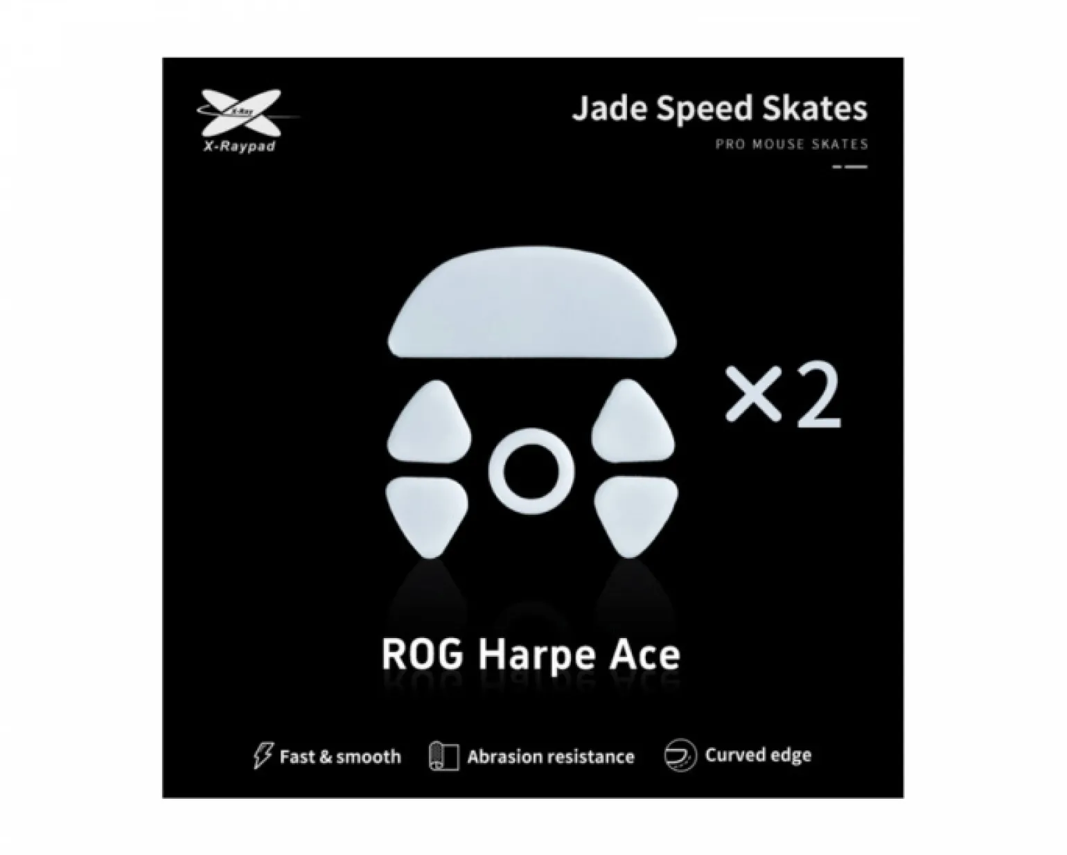 Jade Mouse Skates for ROG Harpe Ace