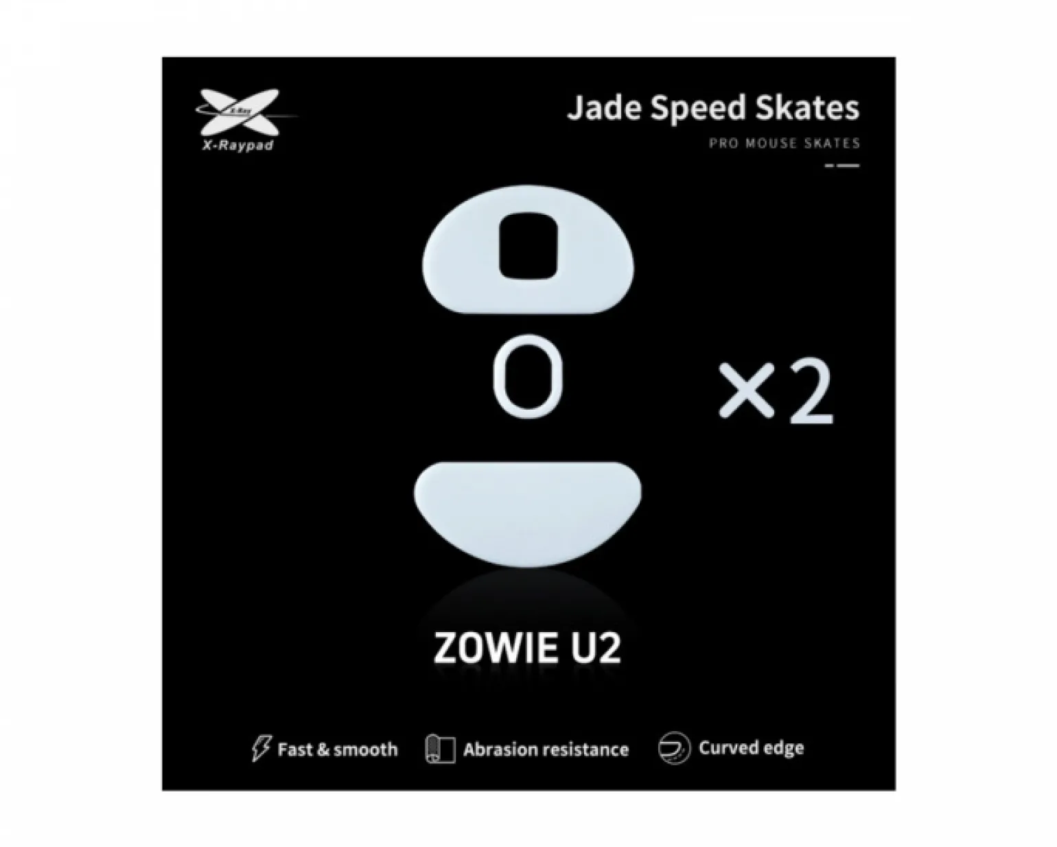 Jade Mouse Skates for Zowie U2