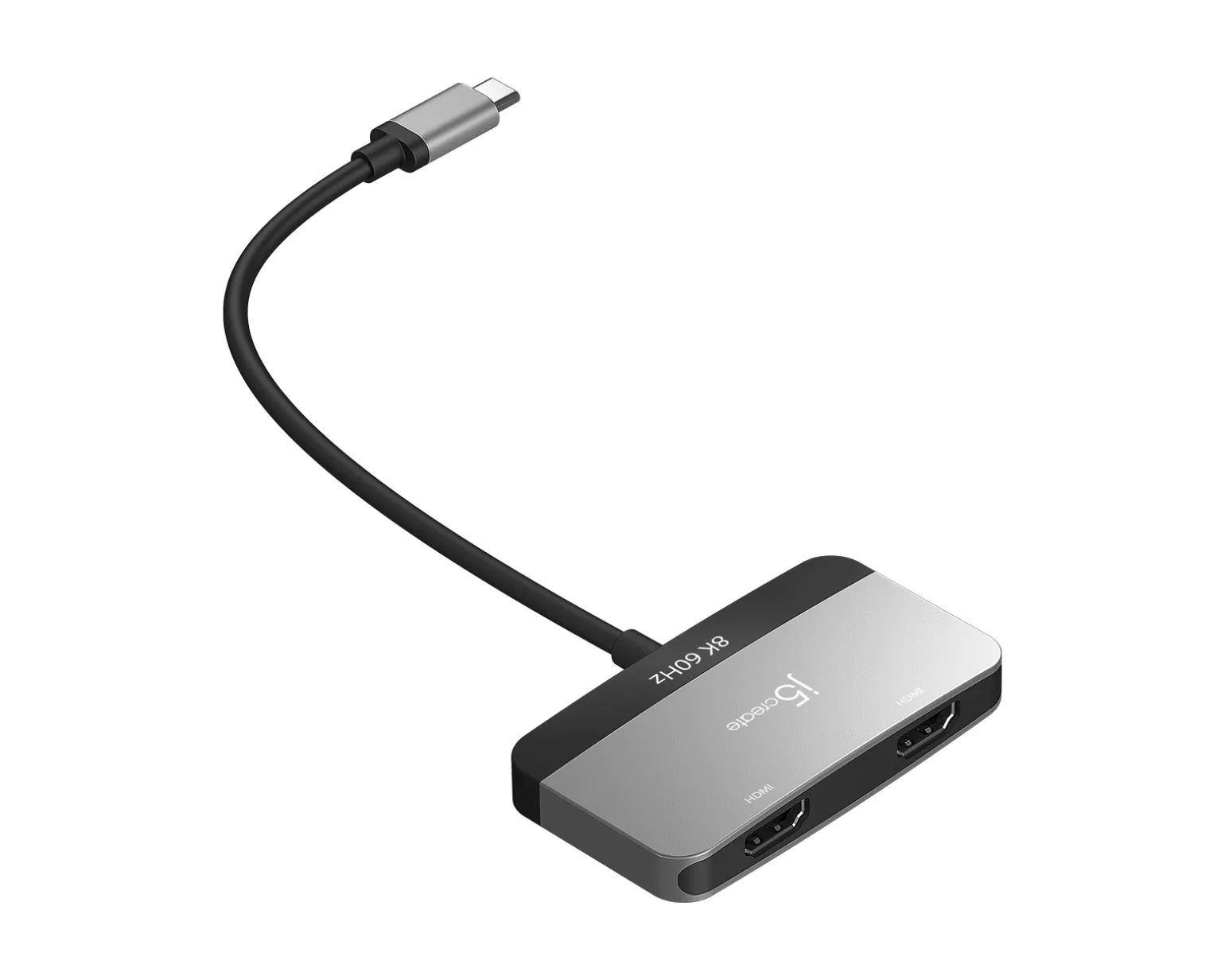 8K USB-C to Dual HDMI Display Adapter