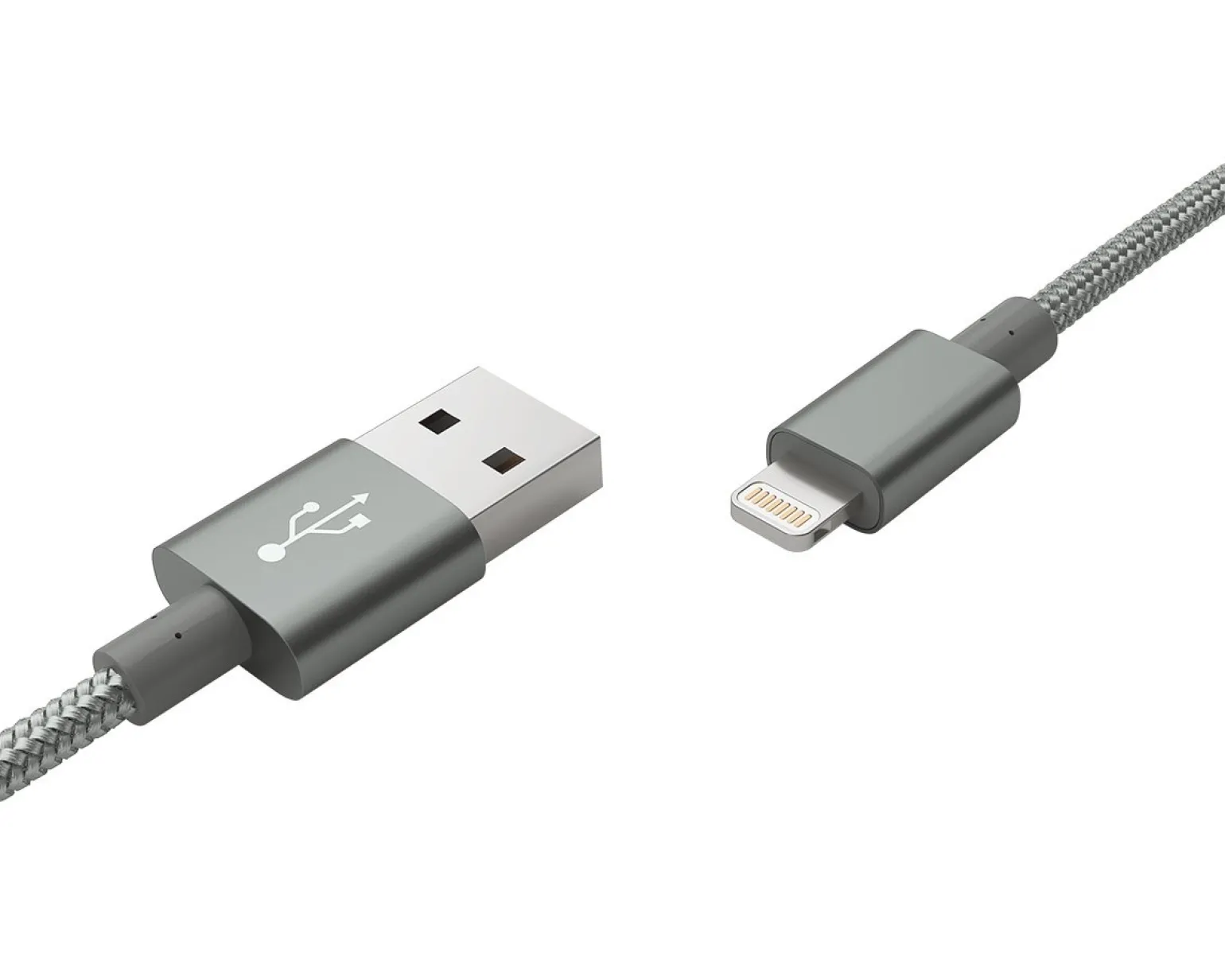 Lightning MFi Cable Nylon - Lightning to USB (1.5 m) Gray