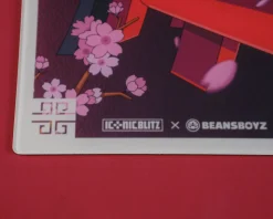 Limited Edition Prism Glass Mousepad - Sakura by Beansboyz