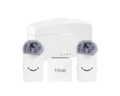 M9 Dual Wireless Microphone System - White