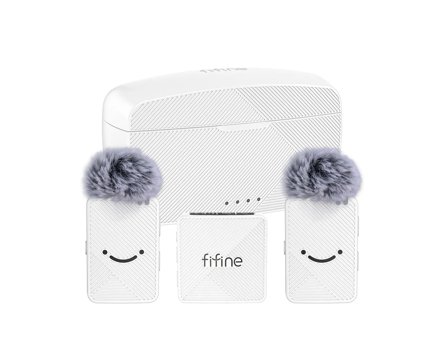 M9 Dual Wireless Microphone System - White