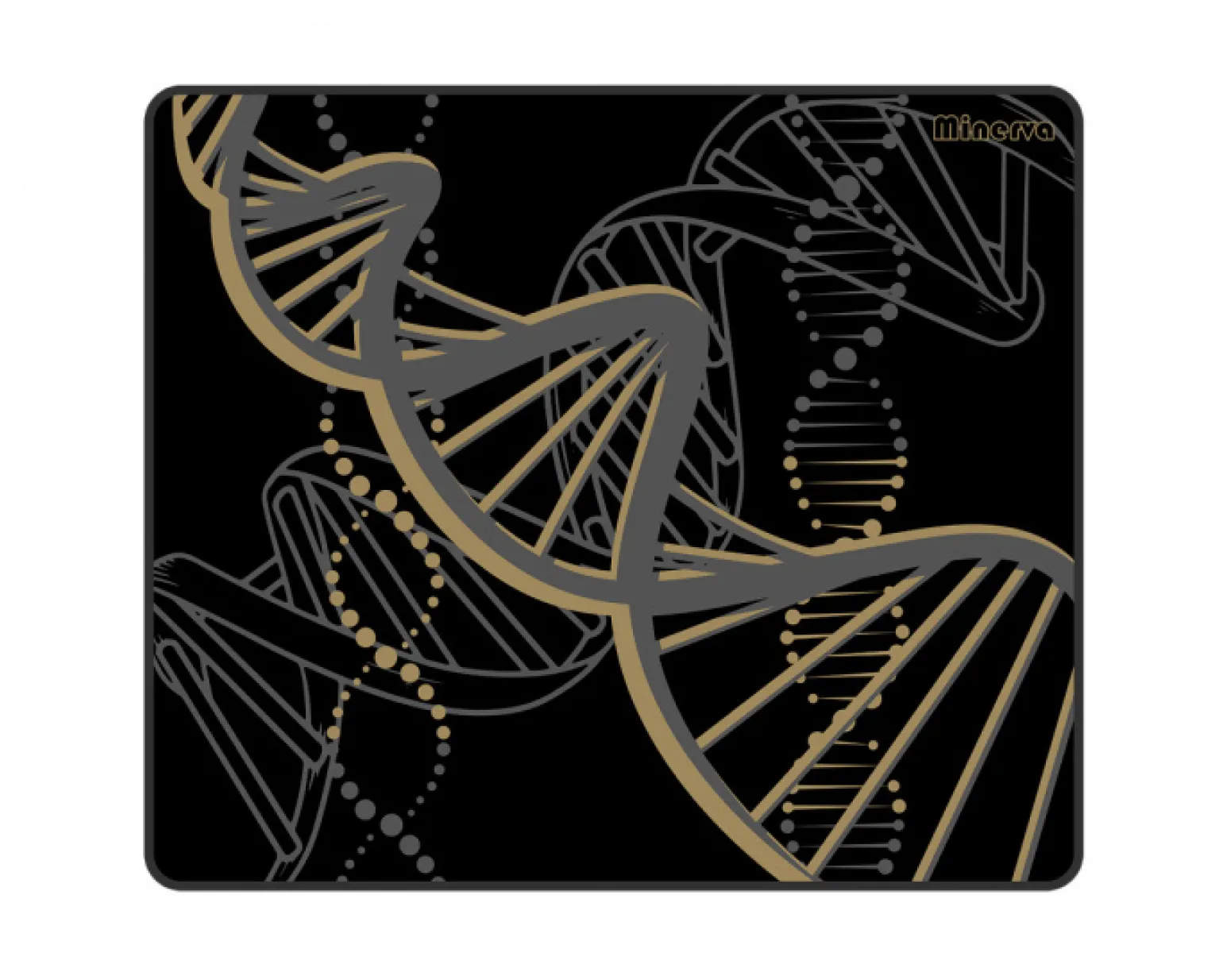 Minerva DNA Gaming Mousepad - Gold - XL