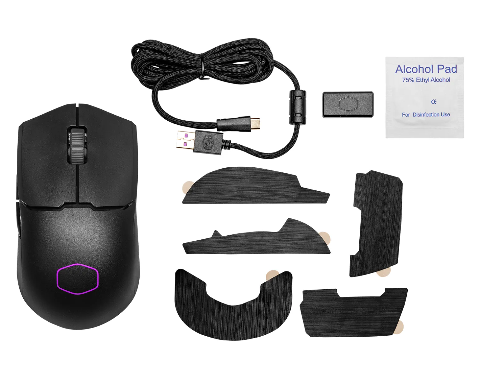 MM712 Hybrid Ultra Light RGB Wireless Gaming Mouse - Black