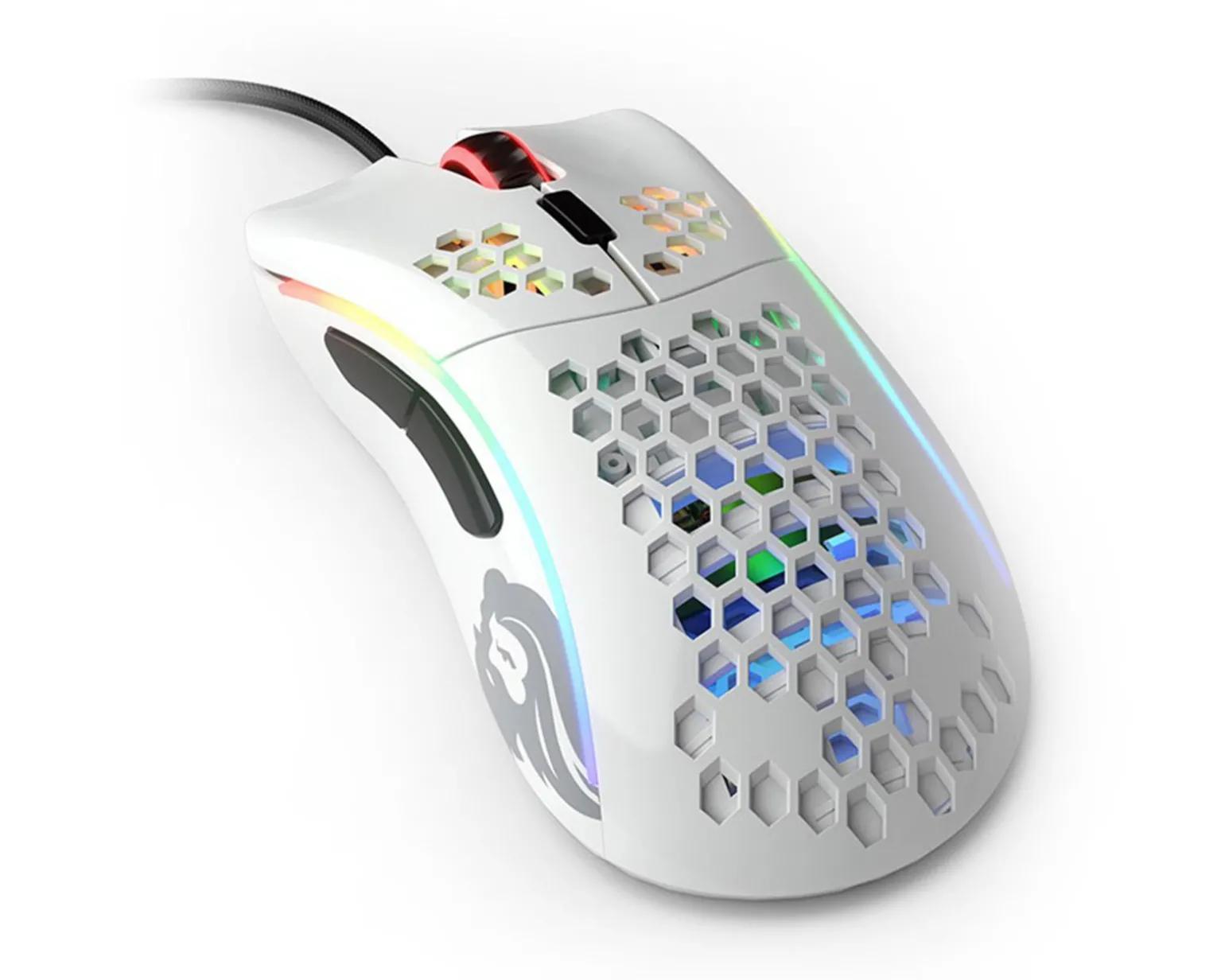 Model D- Gaming Mouse Glossy White