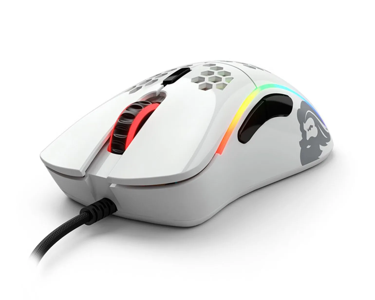 Model D- Gaming Mouse Glossy White