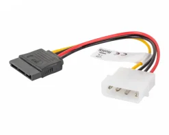 Molex (Male) to SATA (Female) Cable 15cm