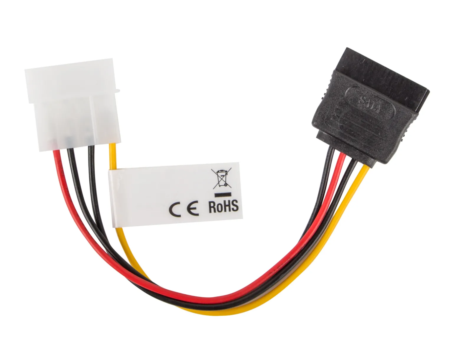 Molex (Male) to SATA (Female) Cable 15cm