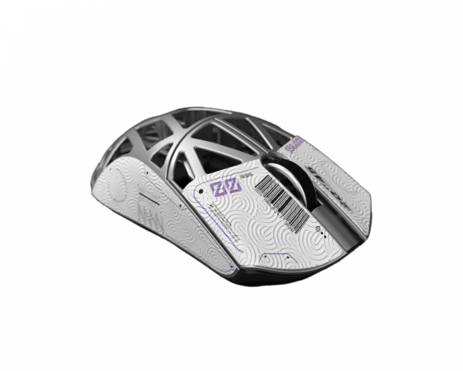 Mouse Grips for Beast X Max - White & Purple