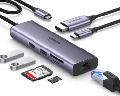 Multifunction USB-C Adapter with Ethernet Interface