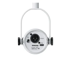 MV7+ USB-C/XLR Podcast Microphone - White