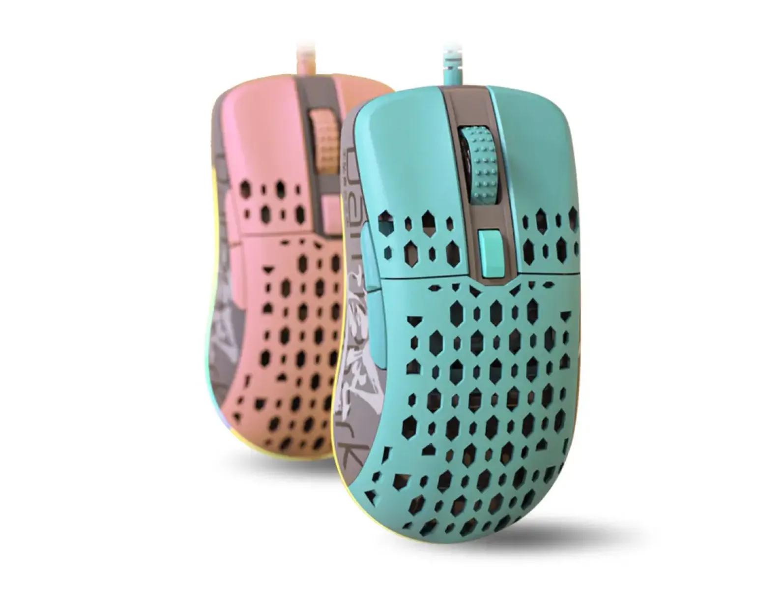 M1 Wired Gaming Mouse - Pink