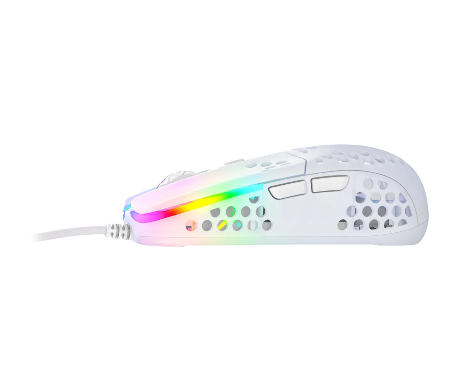 MZ1 RGB Zy''s Rail Gaming Mouse - White