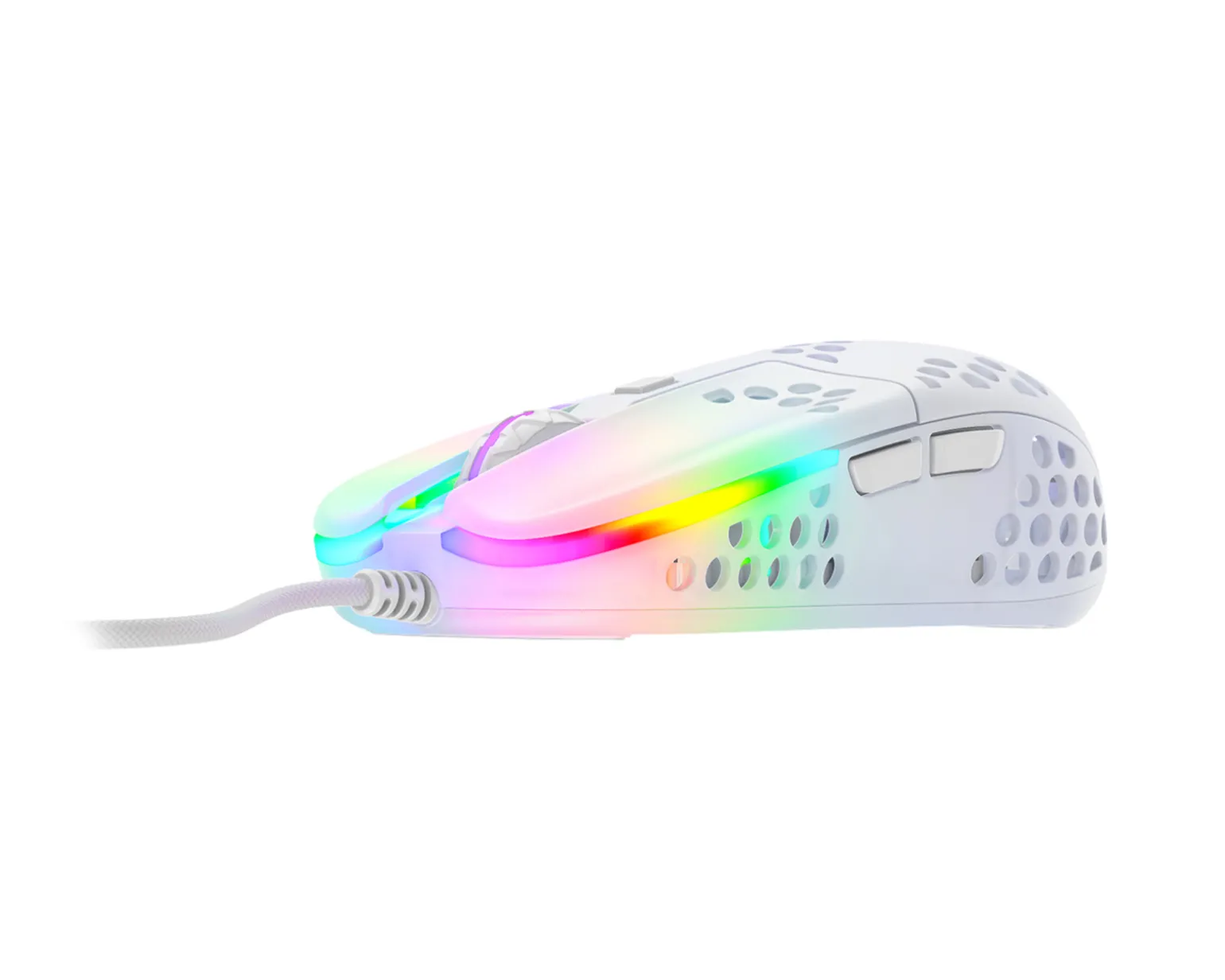 MZ1 RGB Zy''s Rail Gaming Mouse - White